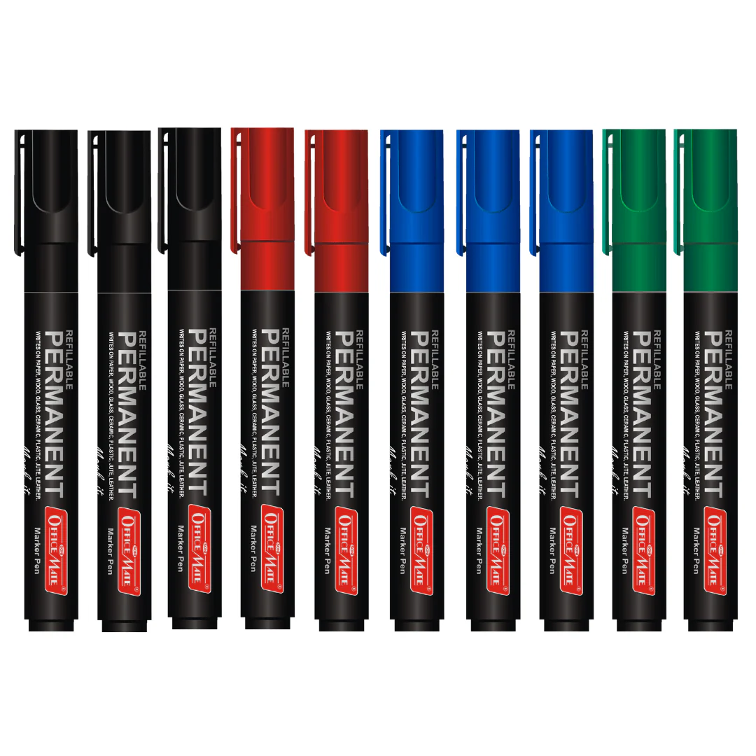 Soni Officemate Permanent Marker - Pack of 10